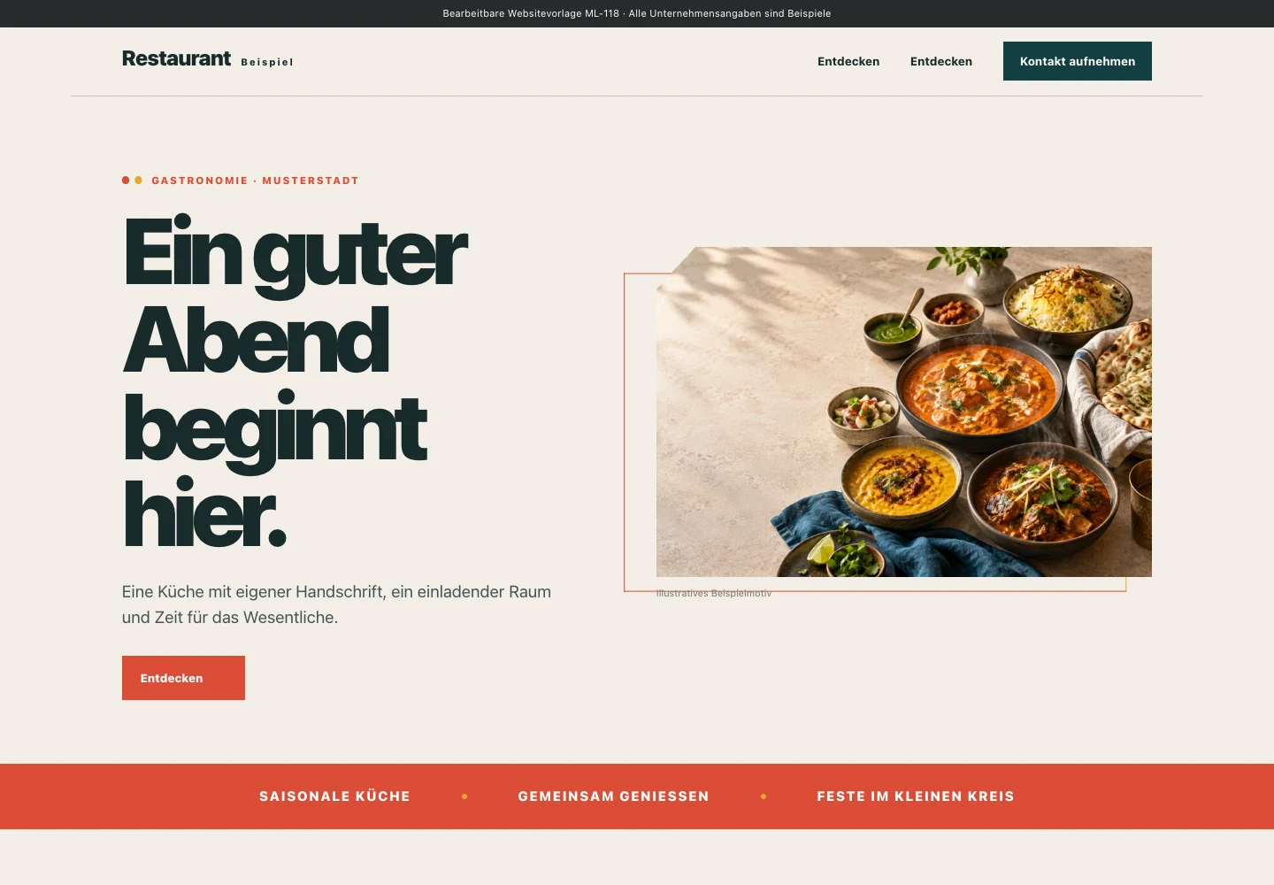 Gastronomie · Edition 118 – Websitevorschau