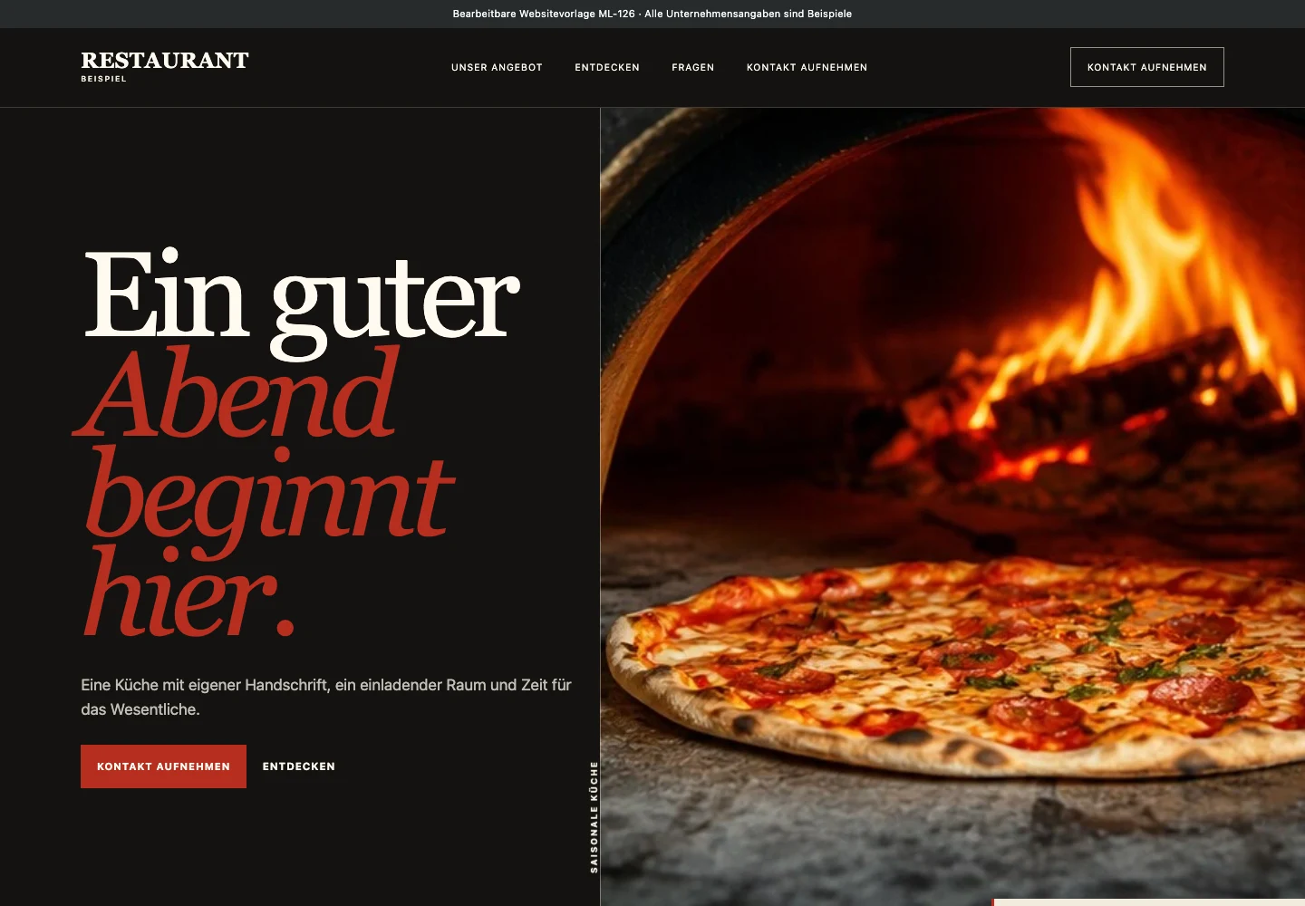Gastronomie · Edition 126 – Websitevorschau