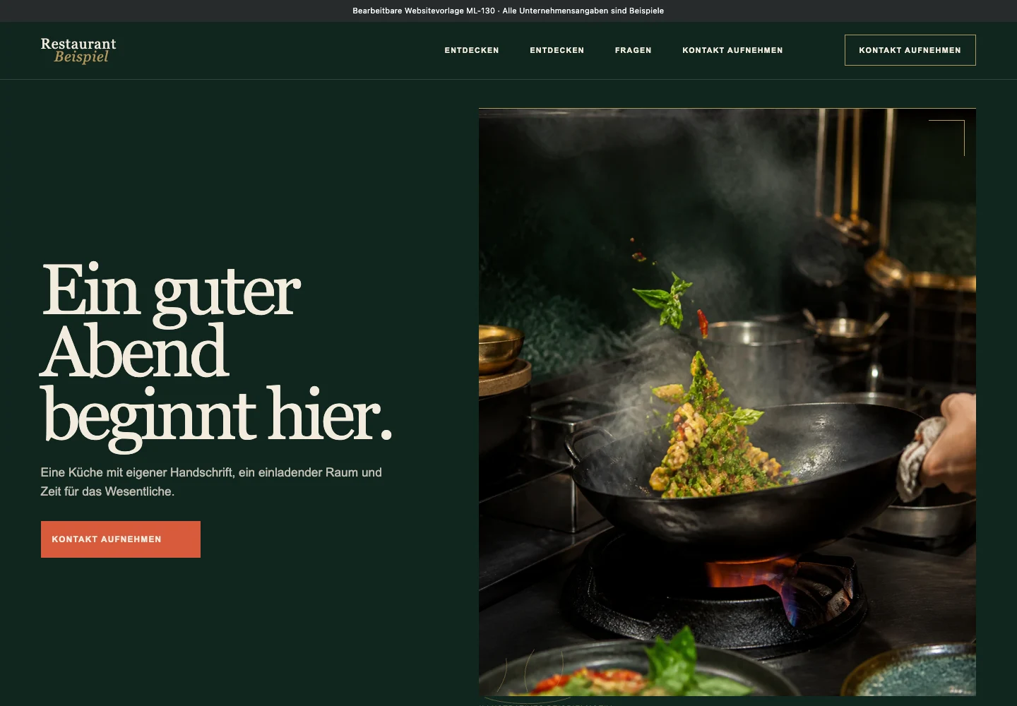 Gastronomie · Edition 130 – Websitevorschau