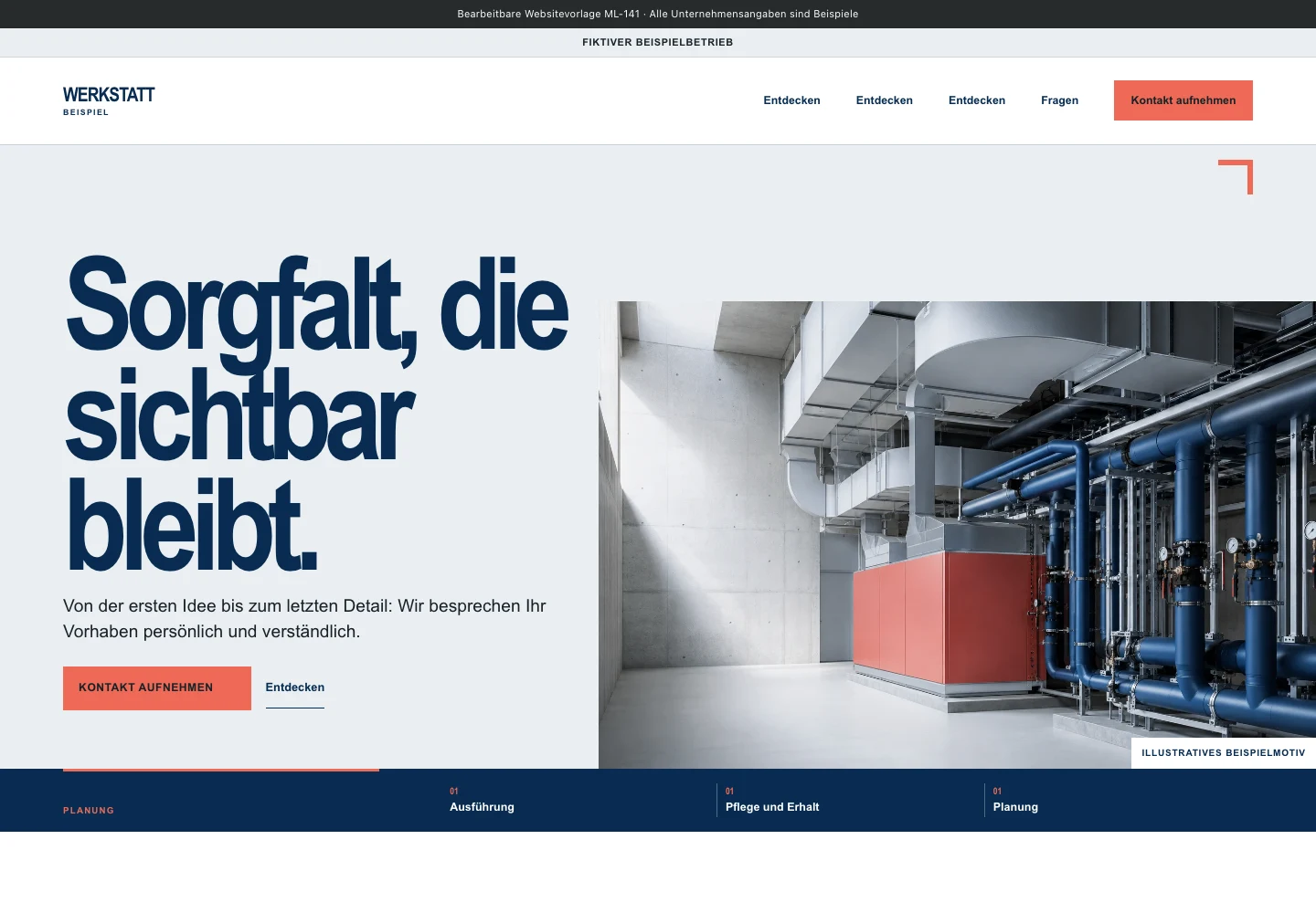 Handwerk · Edition 141 – Websitevorschau
