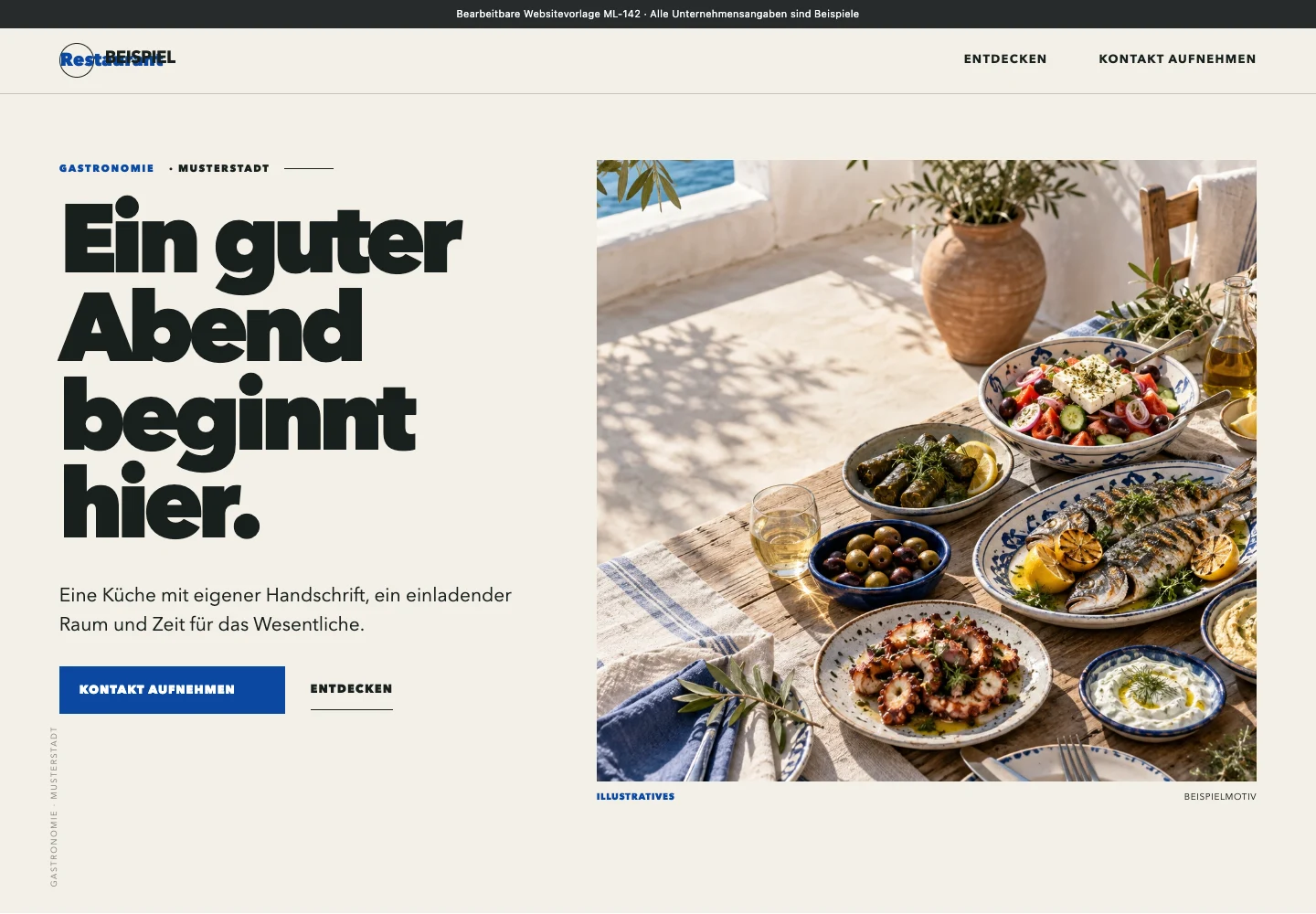 Gastronomie · Edition 142 – Websitevorschau
