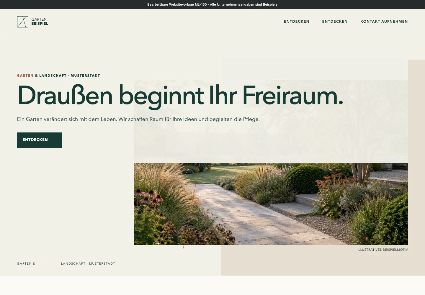 Garten & Landschaft · Edition 150 – Websitevorschau