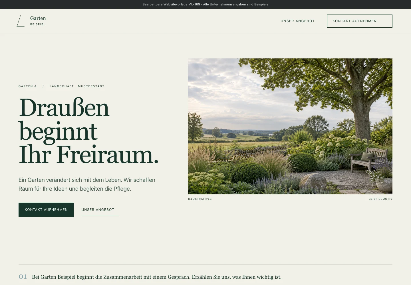 Garten & Landschaft · Edition 169 – Websitevorschau
