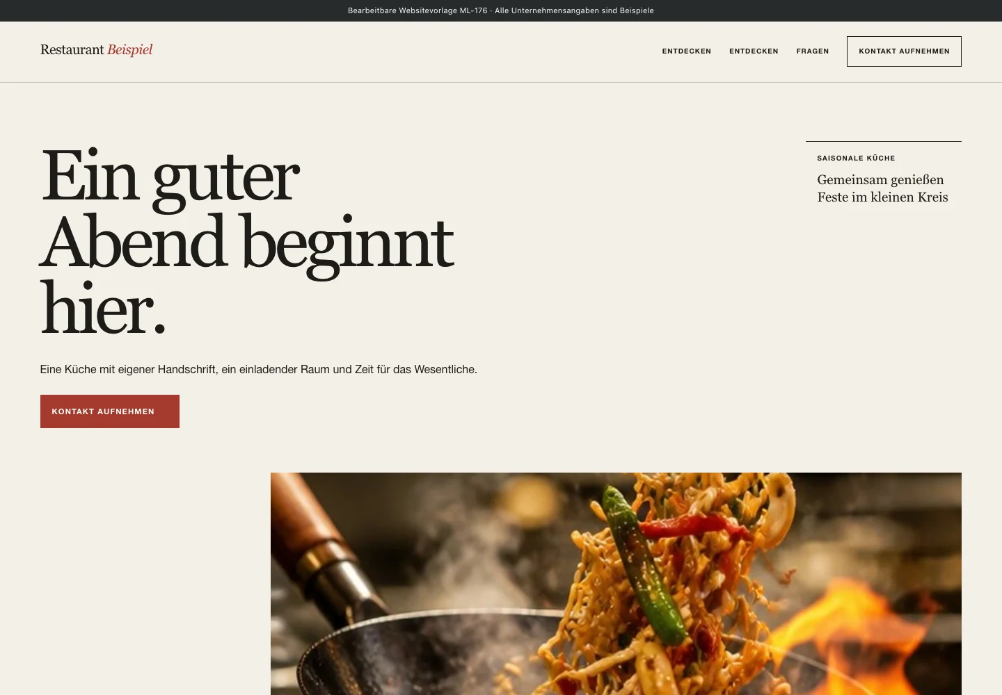 Gastronomie · Edition 176 – Websitevorschau