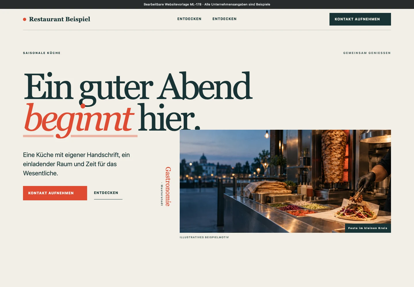 Gastronomie · Edition 178 – Websitevorschau