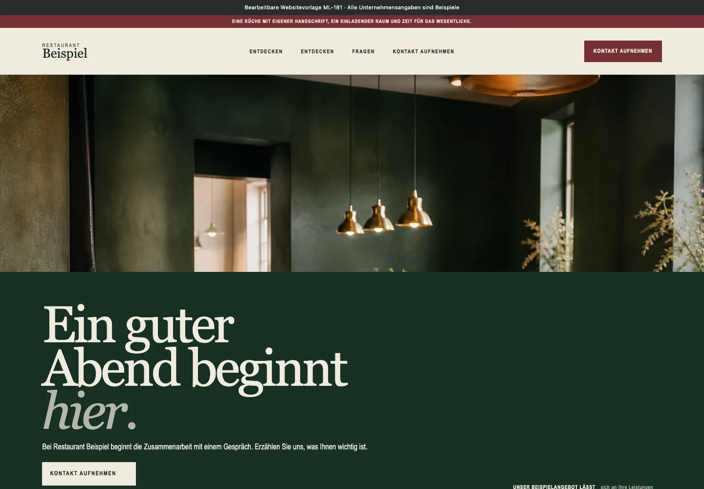 Gastronomie · Edition 181 – Websitevorschau