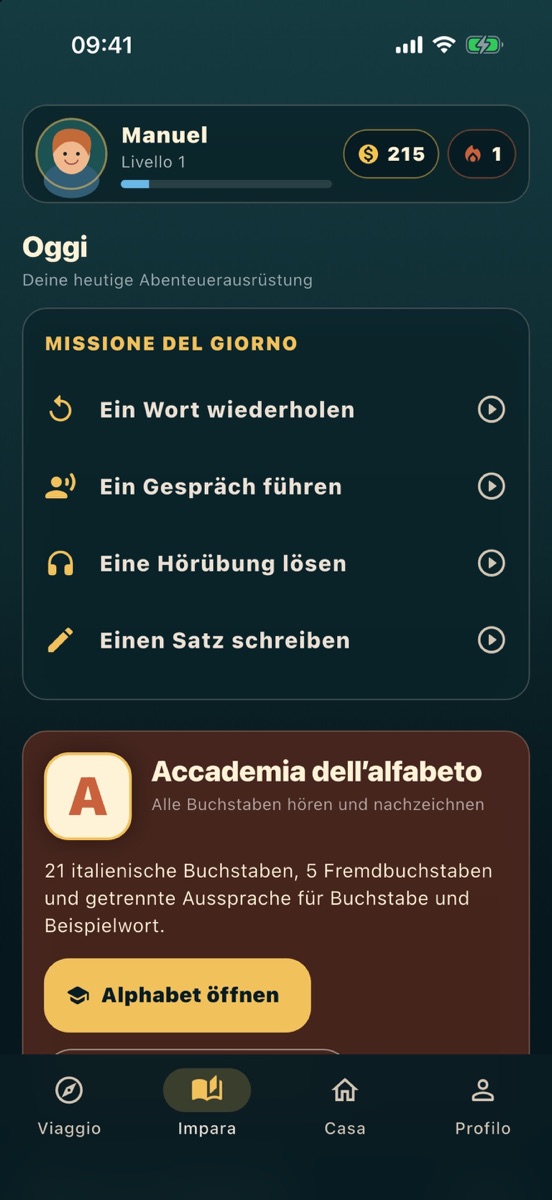 Italiano Quest – offizielle Store-Vorschau 2