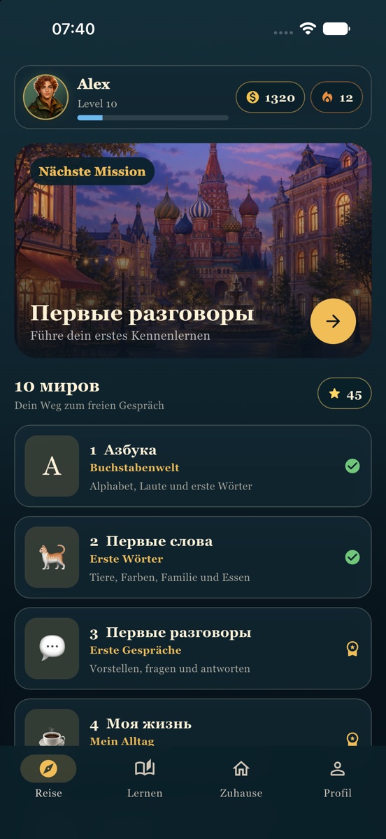 Russkiy Quest: Russisch – offizielle Store-Vorschau 1