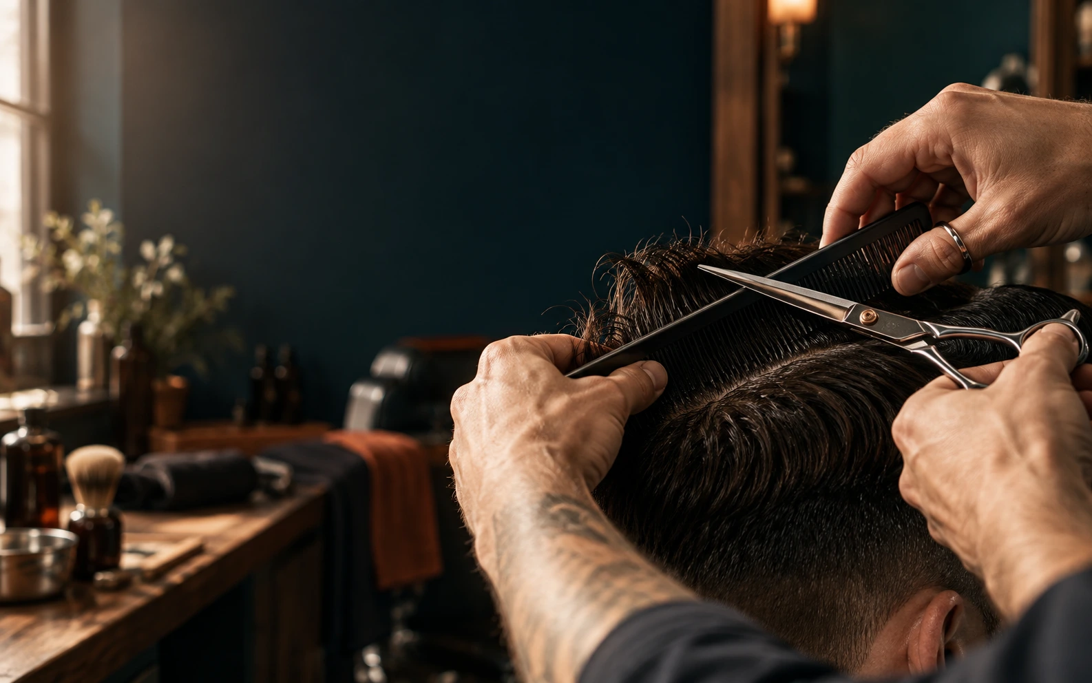 Illustratives Motiv für Friseur & Barber