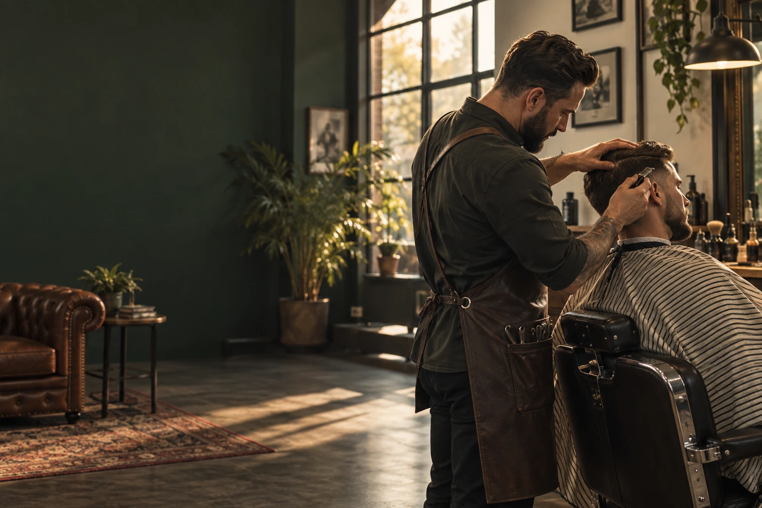 Illustratives Motiv für Friseur & Barber