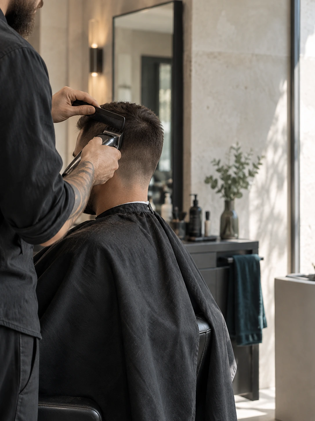 Illustratives Motiv für Friseur & Barber