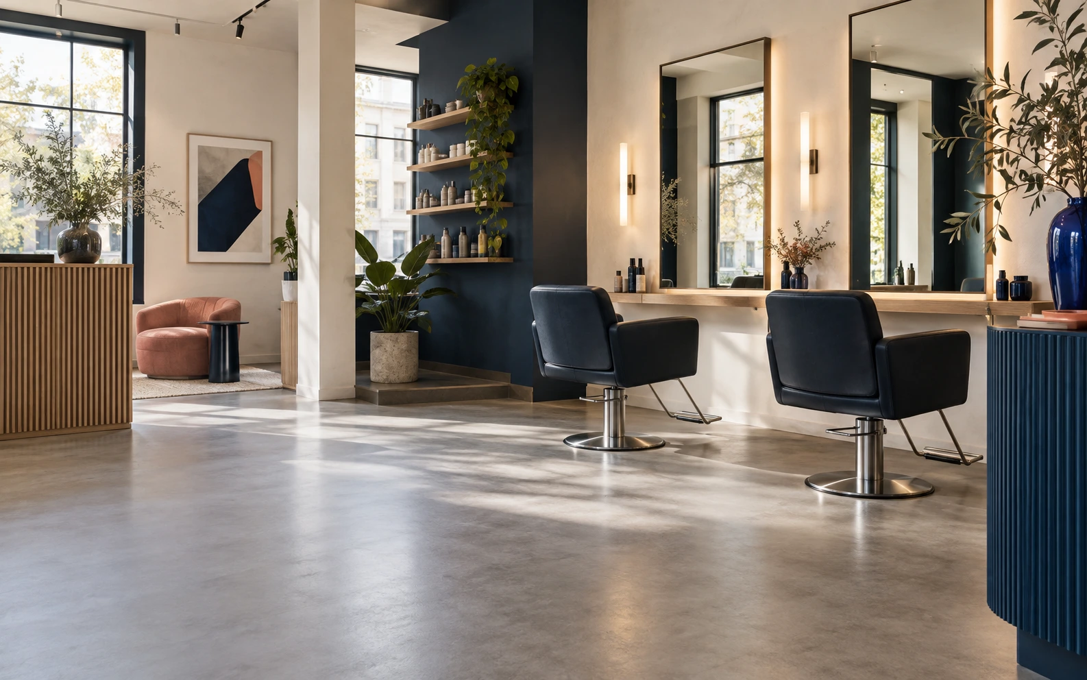 Illustratives Motiv für Friseur & Barber