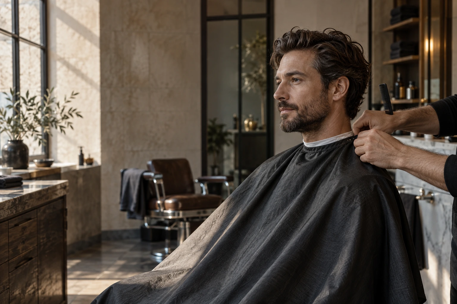 Illustratives Motiv für Friseur & Barber