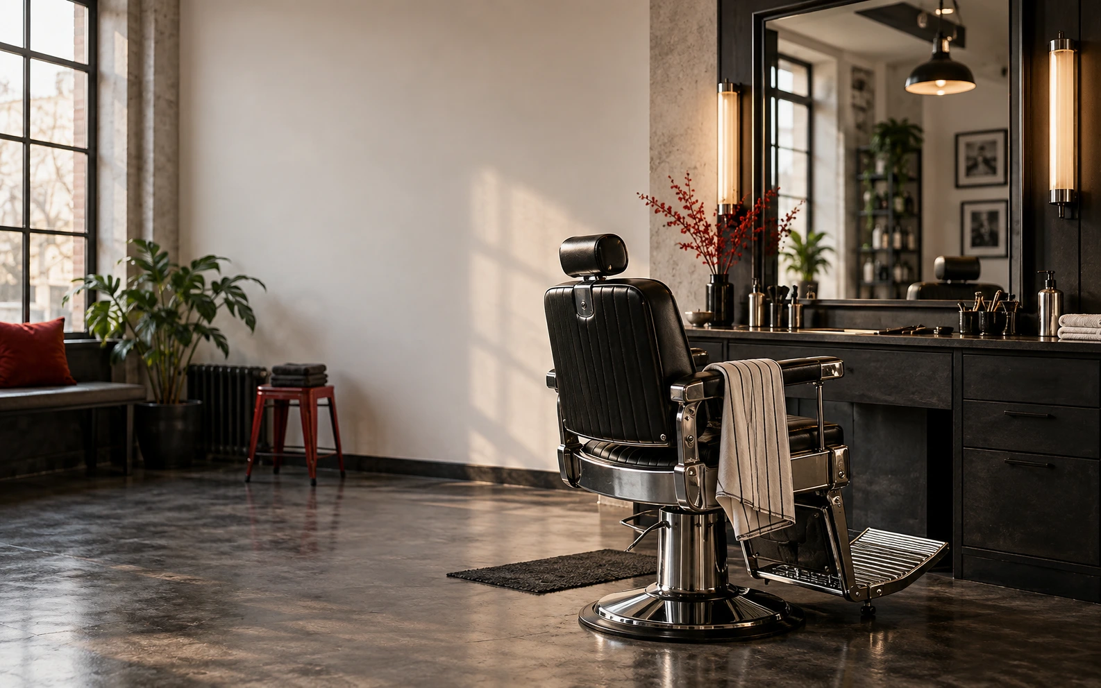 Illustratives Motiv für Friseur & Barber
