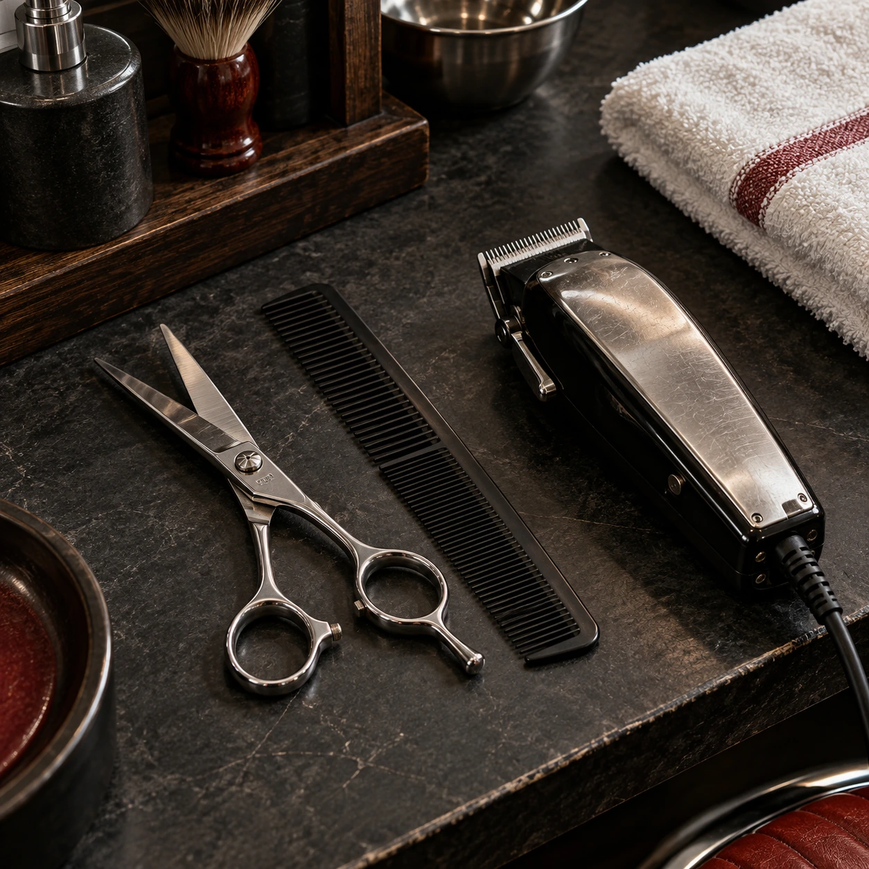 Illustratives Motiv für Friseur & Barber